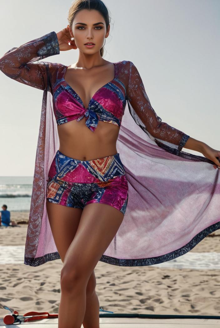 3 pieces sexy print bikini women high waist swimsuit cover up swimwear female lady bathing suit swimming summer beachwear 114490