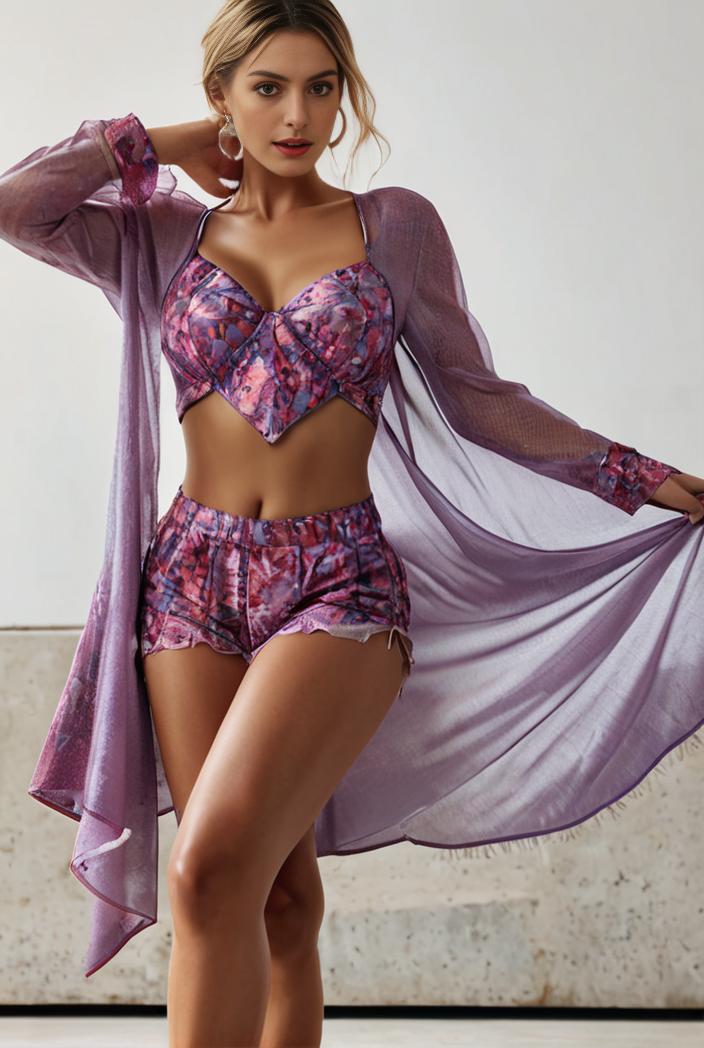 3 pieces sexy print bikini women high waist swimsuit cover up swimwear female lady bathing suit swimming summer beachwear 127791