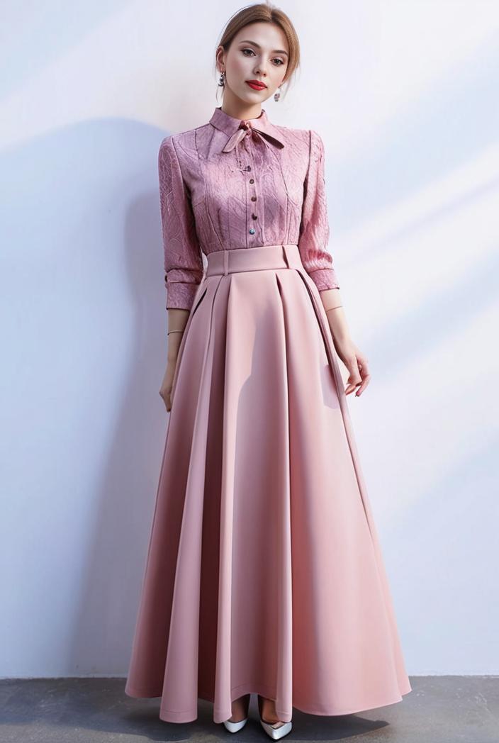 elegant women s sequin color block swing dress with 3 4 length sleeve 137627