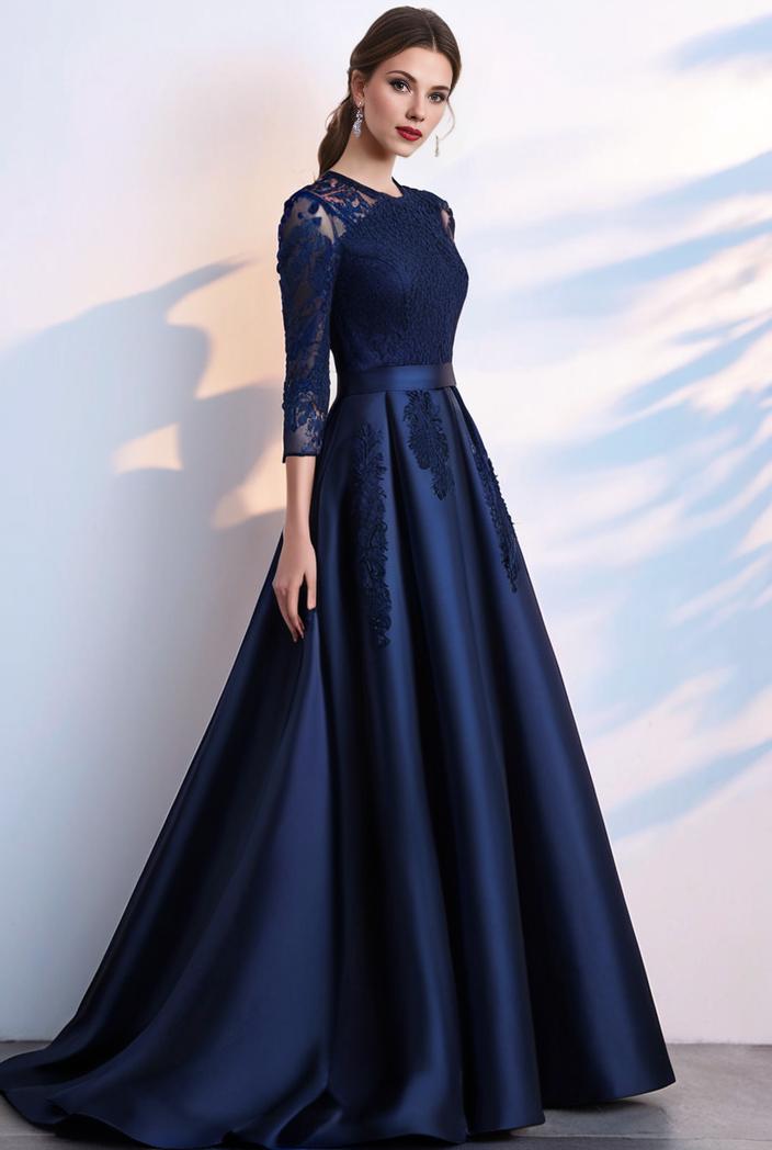 elegant women s sequin color block swing dress with 3 4 length sleeve 137631