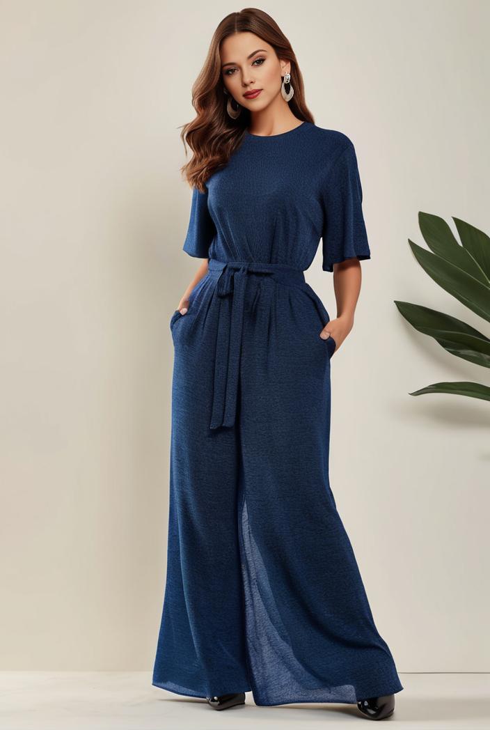3 4 sleeve bodycon plunging back sequin evening dress 141806