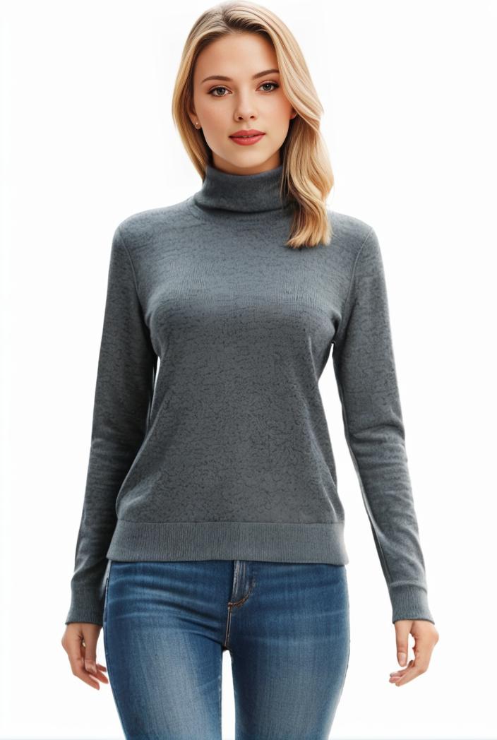 3 sets of turtleneck tees comfy long sleeve shirt perfect for spring autumn women s apparel 149684